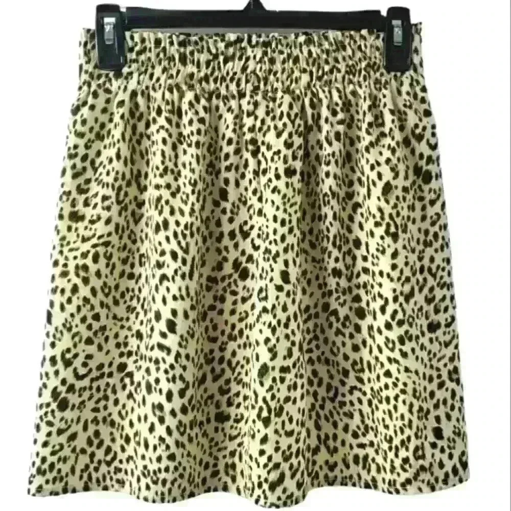 3/$30‎ Harper Heritage Paperbag Waist Animal Print Lined Size Small Skirt.